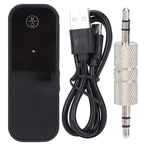 Bluetooth-Audio-Sender-Empfänger, Tragbarer Drahtloser Bluetooth-Adapter, Wiederaufladbarer Bluetooth-Sender für das Auto, Bluetooth-Audio-Empfänger für Kabelgebundene Stereo-Kopfhörer Im Auto von ciciglow