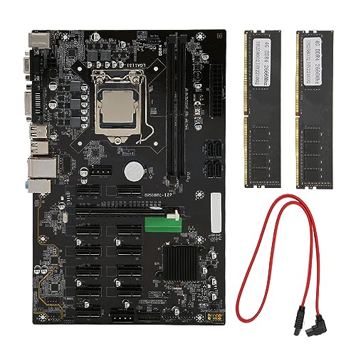 DDR4-Motherboard, 8G-Speicher, Multi-Grafik-PC-Motherboard, CPU-Steckplatz für LGA 1151, PCIE 16X, unterstützt VGA-DVI-USB-Port von ciciglow