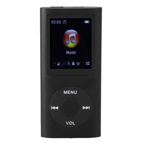 MP3-Player, Digital, 7 Soundeffekt-Modi, 1,8-Zoll-TFT-Bildschirm, Tragbarer Musik-Player, 200 MAh, mit Kopfhörer für Musik (#5) von ciciglow