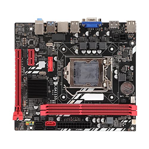 Motherboard, LGA 1155 Pin, DDR3 VGA Schnittstelle, Computer Mainboards, HD Multimedia Schnittstelle, 6 Gb/s Übertragung, für Core I3 I5 I7 von ciciglow