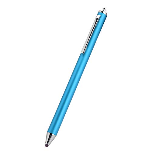 Stoffkopf-Stift, Aluminiumlegierung-Touchscreen-Stift für Tab///Xiaomi Tablet-Telefon Smartphone-Touch-Stift mit Weichem Kopf(Blau) von ciciglow