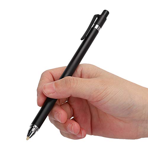 Stylus Pen, 4 Mm Schreib-Touch Stylus Pen Doppelkopf-Touchscreen-Stifte Universal Nicht Wiederaufladbar für Mobiltelefontablets(schwarz) von ciciglow