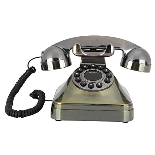 Vintage Bürotelefon, Schnur Heimtelefon, High Definition Anruf, Große und Klare Taste, Vintage Modellierung, Antikes Telefon, Geeignet für das Heimbüro von ciciglow