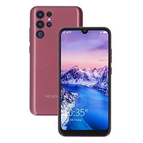 ciciglow 6,26-Zoll-Handy, Entsperrtes HD-Vollbild-Smartphone mit Gesichtserkennung RAM 4 GB ROM 64 GB 2800 MAh Akku 3G-Handy(Roségold) von ciciglow