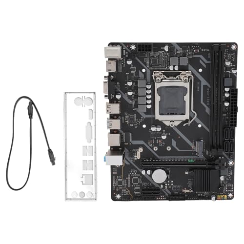 ciciglow Dual-Channel-DDR4-Mainboard, H311-D4-Motherboard, Dual-Channel-DDR4-6-Phasen-Netzteil, Integrierter Chip LGA 1151 Gaming-Desktop-Motherboard von ciciglow