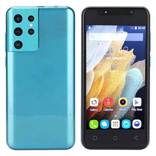 ciciglow S21 Ultra Smartphone für Android 11, 6,1 Zoll Unlocked Cell Phone, mit HD Plus Bildschirm, Dual SIM Dual Standby, Gesichtserkennung, WiFi, BT, FM, GPS(Grün) von ciciglow