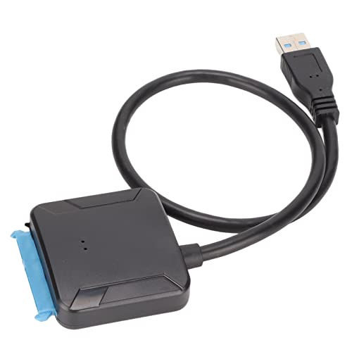 ciciglow USB-zu-Kabel, Leichter -zu-USB-Adapter für 2,5/3,5-Zoll-Festplatte 110 V-240 V (EU-Stecker) von ciciglow