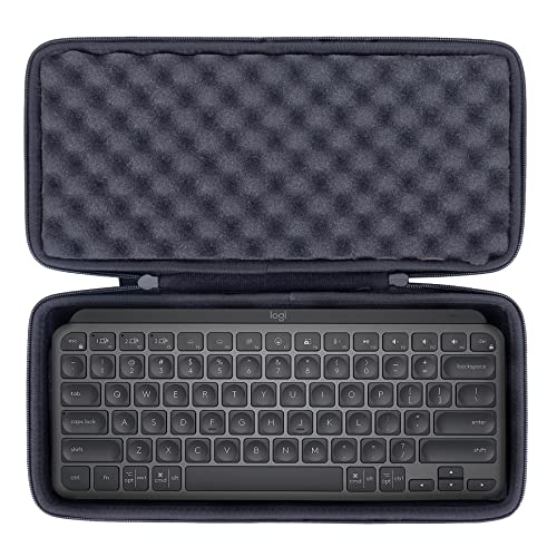 co2CREA case Harte Reiseschutzhülle Etui Tasche für Logitech MX Keys Mini Kabellose Tastatur (Nur MX Keys Mini Tasche) von co2CREA