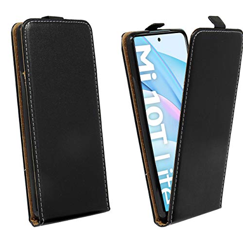 cofi1453® Flip Case kompatibel mit XIAOMI MI 10T LITE Handy Tasche vertikal aufklappbar Schutzhülle Klapp Hülle Schwarz von COFI 1453