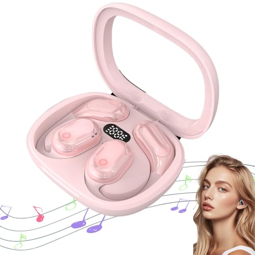 HY-Y16 üBersetzer KopfhöRer, Wireless Bluetooth Translation Earbuds, Bluetooth üBersetzungskopfhörer Echtzeit Translation Kabellose Earbuds 114 Sprachübersetzer Für Reisen Lernen (Rosa) von comepew