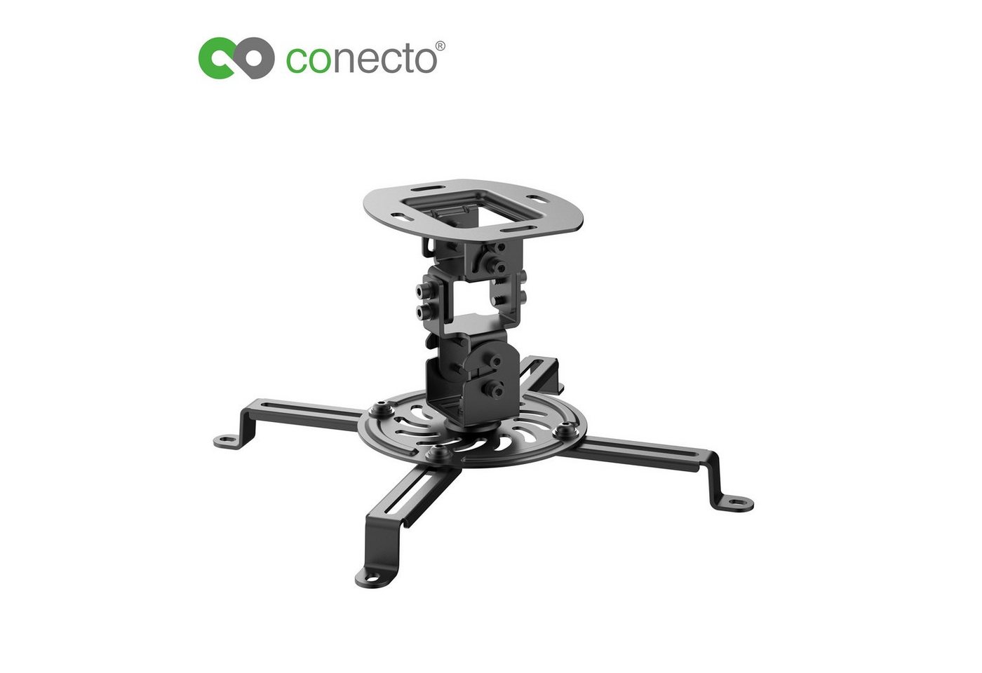 conecto Universal Projektor- Beamer Deckenhalterung Beamer-Deckenhalterung, (schwenkbar um 360°, neigbar) von conecto