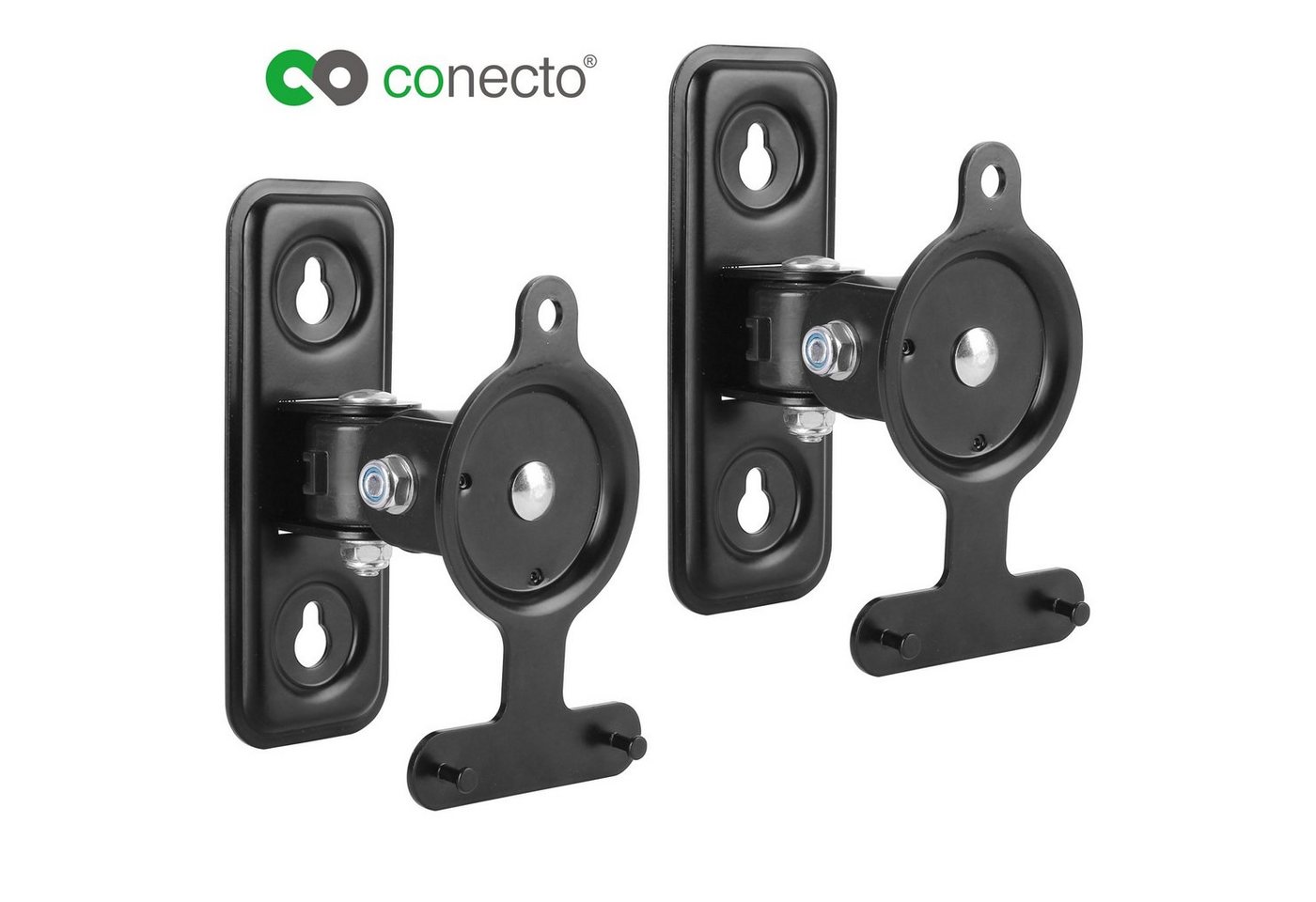 conecto conecto CC50289 Halterung für Lautsprecher 2er-Set (1/4 Zoll oder Lautsprecher-Wandhalterung von conecto