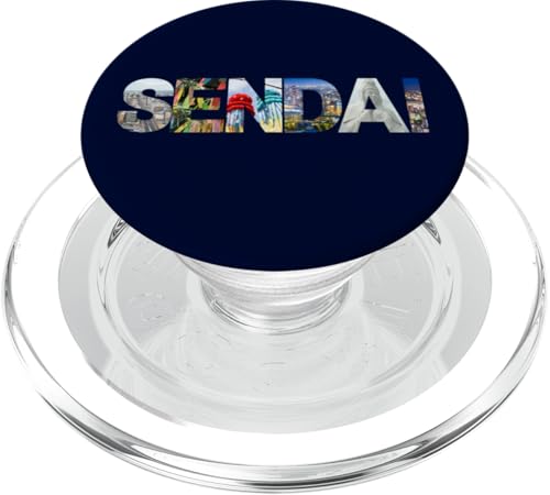 Asien Japan Reise Japanisches Wahrzeichen Souvenir Tohoku Sendai PopSockets PopGrip für MagSafe von cranberrysky retro