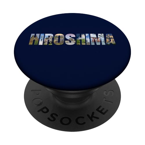 Asien Japan Travel Japanese Honshu Island Souvenir Hiroshima PopSockets Klebender PopGrip von cranberrysky retro