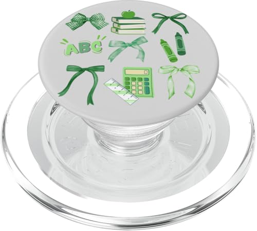 Coquette St. Patrick's Day Kindergarten Grundschullehrer PopSockets PopGrip für MagSafe von cranberrysky retro