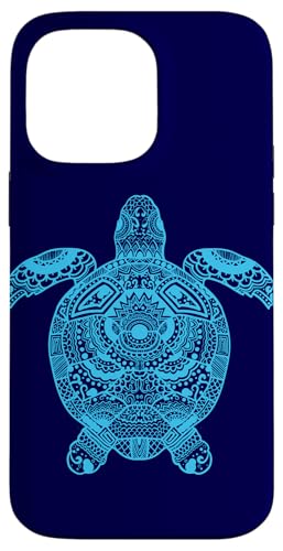 Hülle für iPhone 14 Pro Max Summer Beach Surfer Surfen Tropical Island Blue Sea Turtle von cranberrysky retro