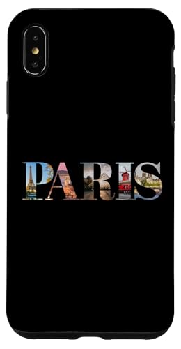 Hülle für iPhone XS Max Europa Reiseziel Urlaub Souvenir Frankreich Paris von cranberrysky retro