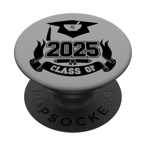 Medizinische Apotheke Schule Abschluss Apotheker Klasse von 2025 PopSockets Klebender PopGrip von cranberrysky retro