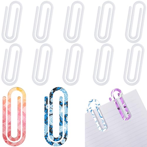 CRASPIRE Jumbo-Büroklammern, blanko, Acryl, blanko, 7,6 x 3,1 cm, kleine Wärmeübertragung, Thermo-Büroklammern, Zubehör-Sets für Heimwerker, Schule, Büro, Geschäft, Notizbuch, Papierkram, Basteln, 10 CRASPIRE Jumbo-Büroklammern, blanko, Acryl, blanko, 7,6 x 3,1 cm, kleine Wärmeübertragung, Thermo-Büroklammern, Zubehör-Sets für Heimwerker, Schule, Büro, Geschäft, Notizbuch, Papierkram, Basteln, 10 von craspire