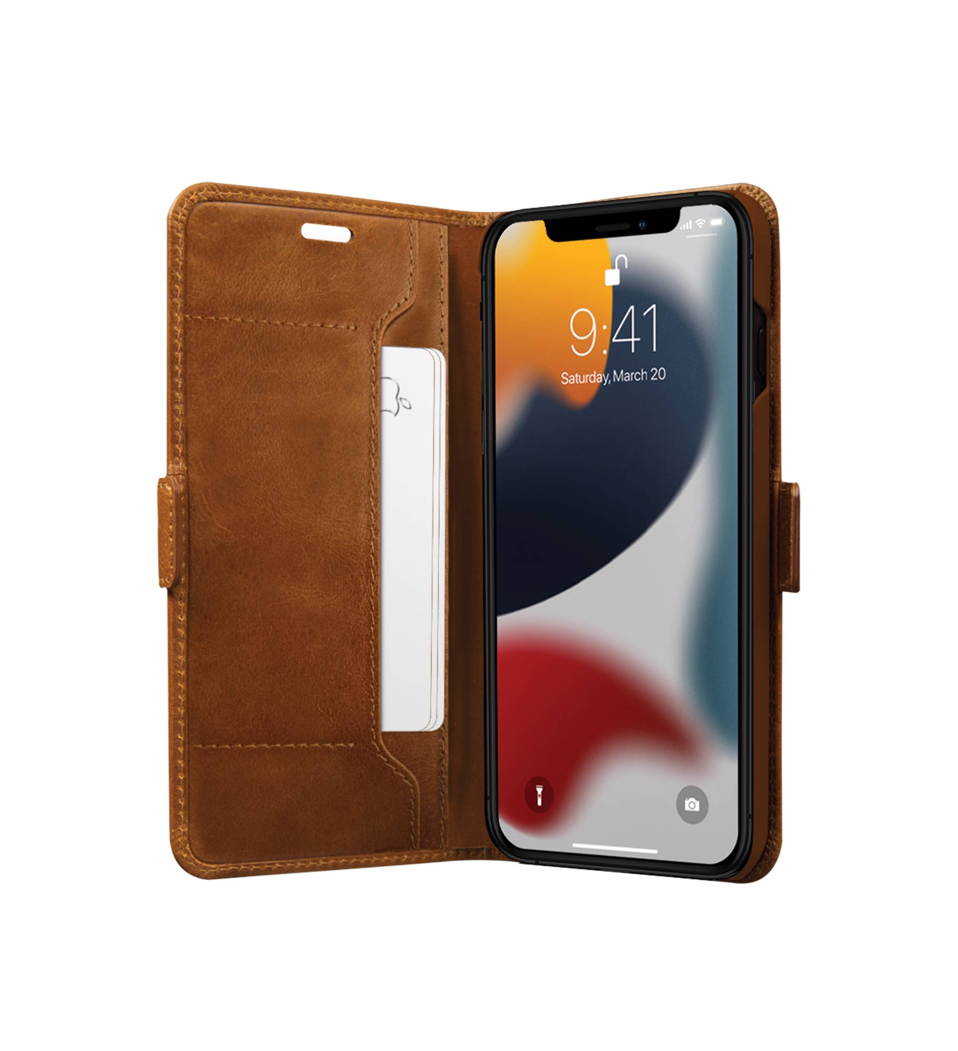 dbramante1928 - Copenhagen Slim Flip Case - iPhone 13 Pro - Tan von dbramante1928