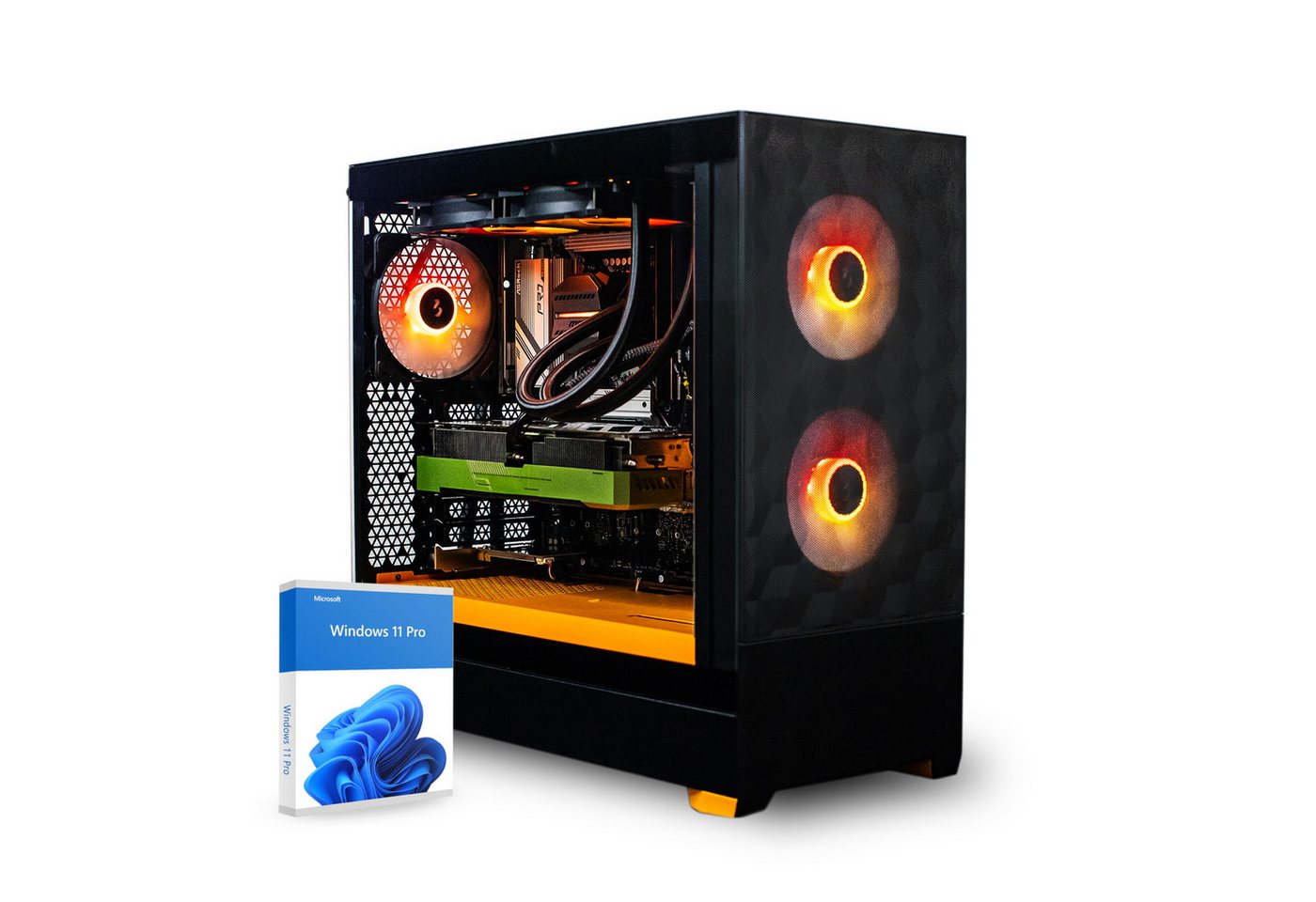 dcl24.de Pop Air Gaming-PC (AMD, AMD Radeon RX7900XTX, 64 GB RAM, 2000 GB SSD, Wasserkühlung, Windows 11 Pro, WLAN) von dcl24.de