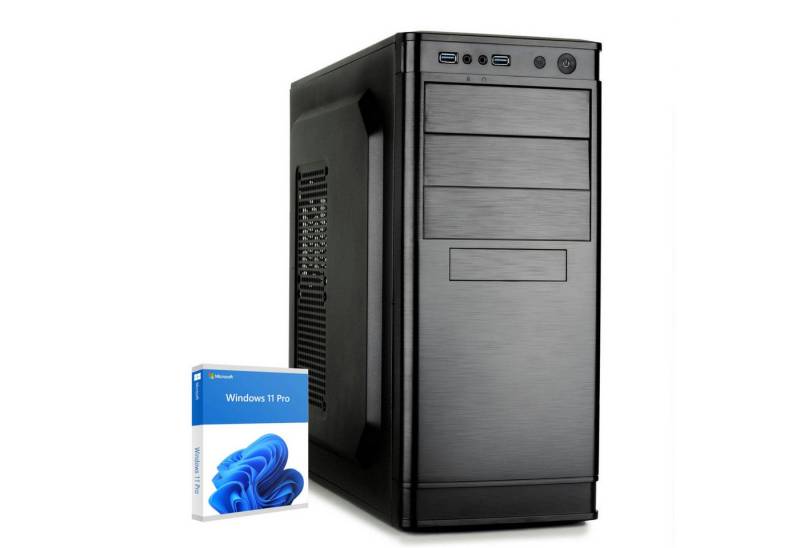 dcl24.de Office Business-PC (Intel Core i5 14400, AMD Radeon Graphics, 16 GB RAM, 500 GB SSD, Luftkühler) von dcl24.de