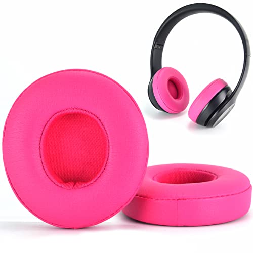 Ersatz-Ohrpolster / Ohrpolster / Ohrmuscheln / Ohrmuscheln / Ohrpolster kompatibel mit Solo3 Wireless , Solo 3.0 Wireless , Solo2 Wireless On-Ear-Kopfhörer, Rosa von defean