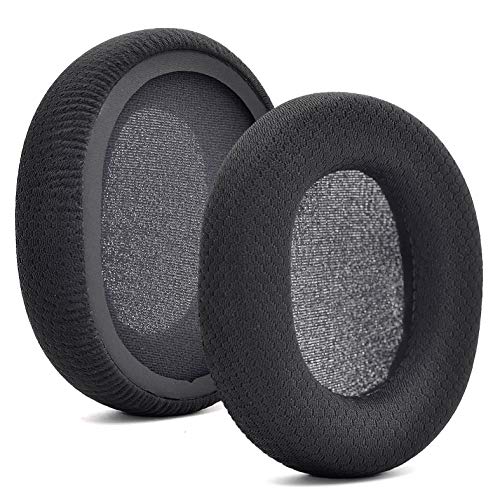 Arctis 3/5 / 7/9 Replacement Black Fabric Ear Pads Cushion Compatible with SteelSeries Arctis 3 / Arctis 5 / Arctis 7 Arctis 9 / Arctis 1 / Arctis pro Lossless Wireless Gaming Headset Headphone Arctis 3/5 / 7/9 Replacement Black Fabric Ear Pads Cushion Compatible with SteelSeries Arctis 3 / Arctis 5 / Arctis 7 Arctis 9 / Arctis 1 / Arctis pro Lossless Wireless Gaming Headset Headphone von defean