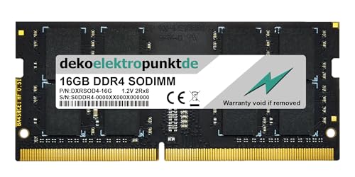 dekoelektropunktde 16GB RAM Speicher passend für Asus ROG Strix G713QR-HG112T DDR4 SO-DIMM PC4 von dekoelektropunktde