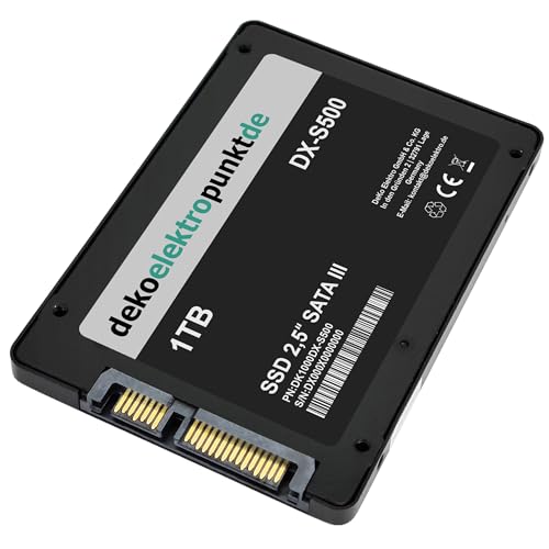 dekoelektropunktde 1TB SSD Festplatte passend für Wortmann Terra PC-Business Marathon 24-7 vPro Greenline, Alternatives Ersatzteil 2,5" Zoll SATA3 von dekoelektropunktde