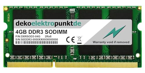 dekoelektropunktde 4GB Ram Arbeitsspeicher passend für HP-Compaq EliteBook 725 G2 DDR3 SO-DIMM PC3 von dekoelektropunktde