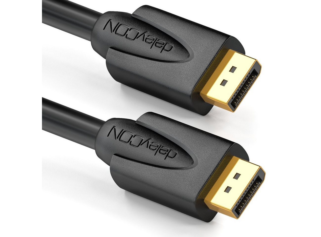 deleyCON deleyCON 2m DisplayPort Kabel FullHD/3D/HDCP DP Stecker auf DP Video-Kabel von deleyCON