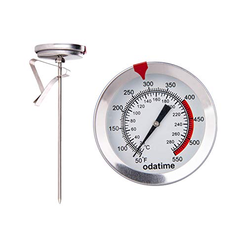 Fleischthermometer Analog Küche Lebensmittelsonde Leicht ablesbar Kochen Braten Grill Fühlerlänge 20/30 cm Temperaturmessgerät Ideal für Braten Perfekt Jeder Delr von delr