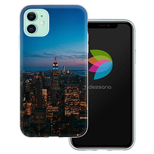 dessana New York City transparente Schutzhülle Handy Case Cover Tasche passend für Apple iPhone 11 NYC von dessana