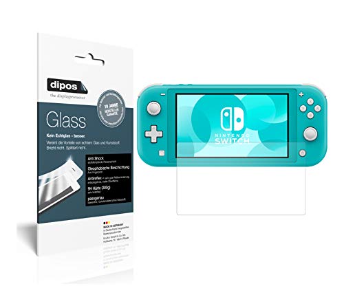 dipos I 2X Displayschutz matt kompatibel mit Nintendo Switch Lite Schutzfolie 9H Anti-Shock von dipos