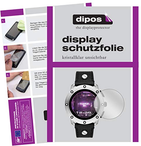 dipos I 5X Schutzfolie klar kompatibel mit Diesel On Smartwatch Axial Folie Displayschutzfolie von dipos