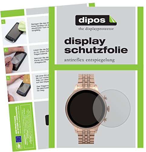 dipos I 6X Schutzfolie matt kompatibel mit Fossil Gen 6 (42 mm) Smartwatch Folie Displayschutzfolie von dipos