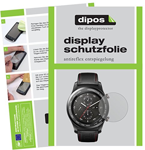 dipos I 6X Schutzfolie matt kompatibel mit Huawei Original Porsche Design Smartwatch P9820 Folie Displayschutzfolie von dipos