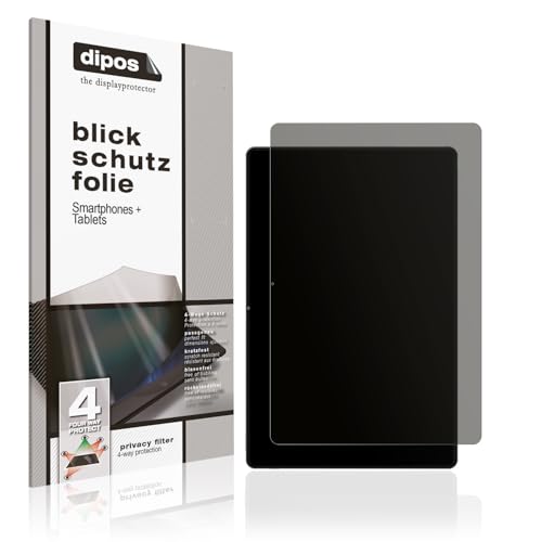 dipos I Blickschutzfolie kompatibel mit Honor Tablet GT Pro Display-Schutzfolie matt mit 4-Wege Sichtschutz-Effekt von dipos