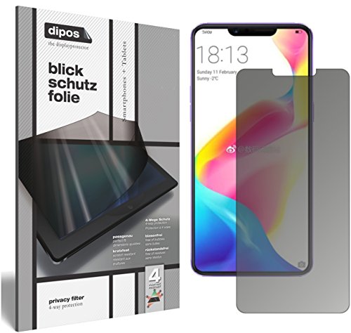 dipos I Blickschutzfolie matt kompatibel mit Oppo R15 Dream Mirror Sichtschutz-Folie Display-Schutzfolie Privacy-Filter von dipos