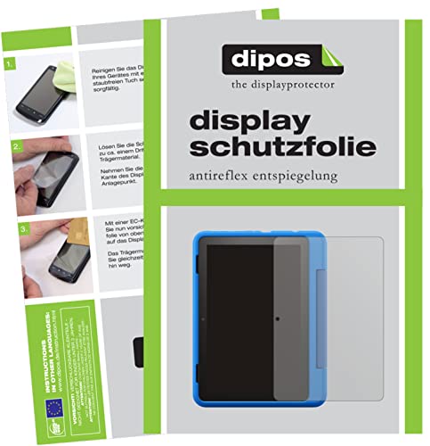 dipos I Schutzfolie matt kompatibel mit Amazon Fire HD 8 Kids Pro-Tablet Displayschutz-Folie von dipos