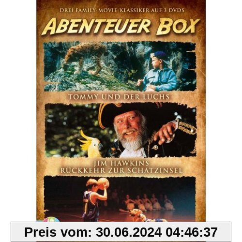 Die Abenteuer Box-Rückkehr zur Schatzinsel, Airbud, Tommy und der Luchs (3DVD Set) von div.