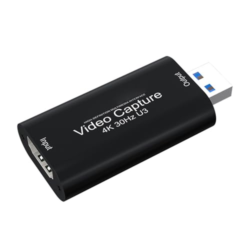 HDMI kompatibel zu USB 3.0 Captures Adapter 4K Eingang und 1080P Ausgang für reibungslose Video- und Tonübertragung von divuukyi