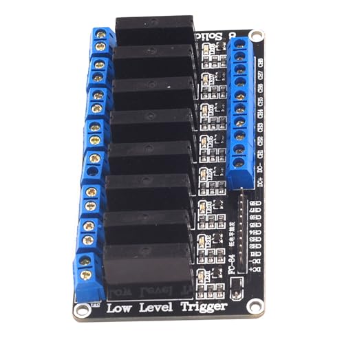 divuukyi Massives 8-K-Relaismodul DC 5 V 12 V 24 V mit umgekehrter Power-Funktion für Enthusiasten divuukyi Massives 8-K-Relaismodul DC 5 V 12 V 24 V mit umgekehrter Power-Funktion für Enthusiasten von divuukyi