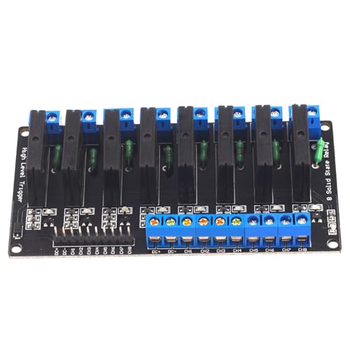 divuukyi Massives 8-K-Relaismodul DC 5 V 12 V 24 V mit umgekehrter Power-Funktion für Enthusiasten divuukyi Massives 8-K-Relaismodul DC 5 V 12 V 24 V mit umgekehrter Power-Funktion für Enthusiasten von divuukyi