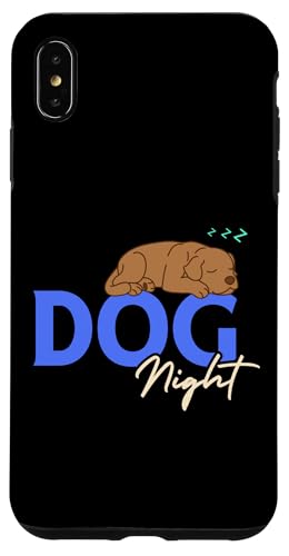 Hülle für iPhone XS Max Nacht mit dem Hund von dog master mistress pet pet pet paw bark breed