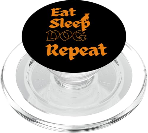 Iss Sleep Dog Repeat PopSockets PopGrip für MagSafe von dog master mistress pet pet pet paw bark breed