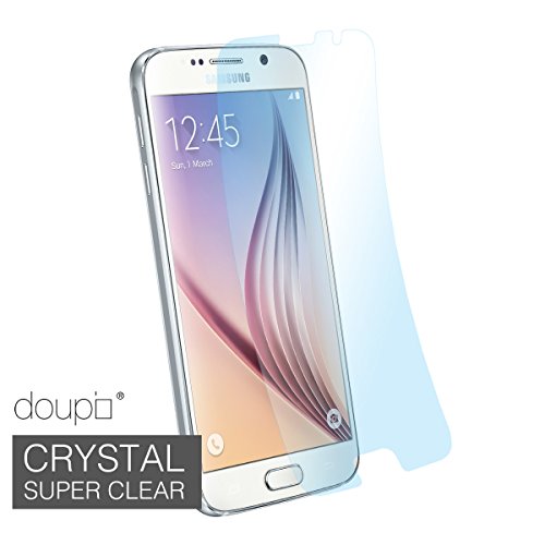 doupi Ultrathin Schutzfolie für Samsung Galaxy S6 (flach), SuperClear Display Schutz (3X Folie in Packung) von doupi