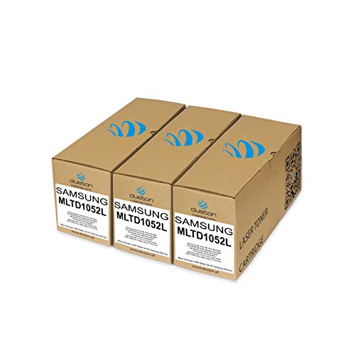 duston 3X MLTD1052L, MLT-D1052L Schwarz Toner kompatibel zu ML-1910 1915 2525 2580N SC-4623FW SCX-4600 4623F 4623FN SF-650 von duston