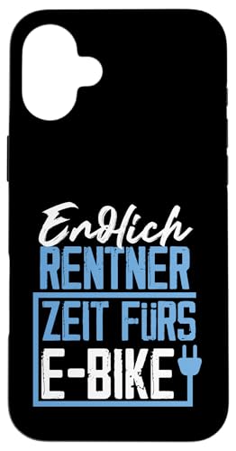 Endlich Rentner Zeit fürs E-Bike Fahrrad Design Hülle für iPhone 16 Plus Endlich Rentner Zeit fürs E-Bike Fahrrad Design Hülle für iPhone 16 Plus von e-Bike Designs für Rentner und den Ruhestand